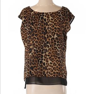 Express animal print top